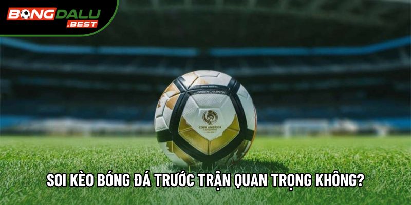 Soi kèo bóng đá trước trận quan trọng không?